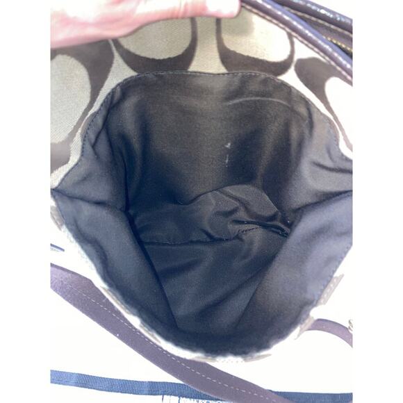 COACH F21905 MEDIUM TAN, BROWN SIGNAUTE CANVAS CROSSBODY BAG - Picture 15 of 16